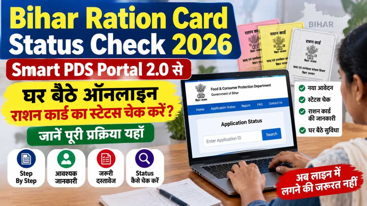 Bihar Ration Card Status Check 2026