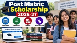 Post Matric Scholarship 2026-27: Online Apply Date, Documents, Amount और आवेदन की पूरी प्रक्रिया